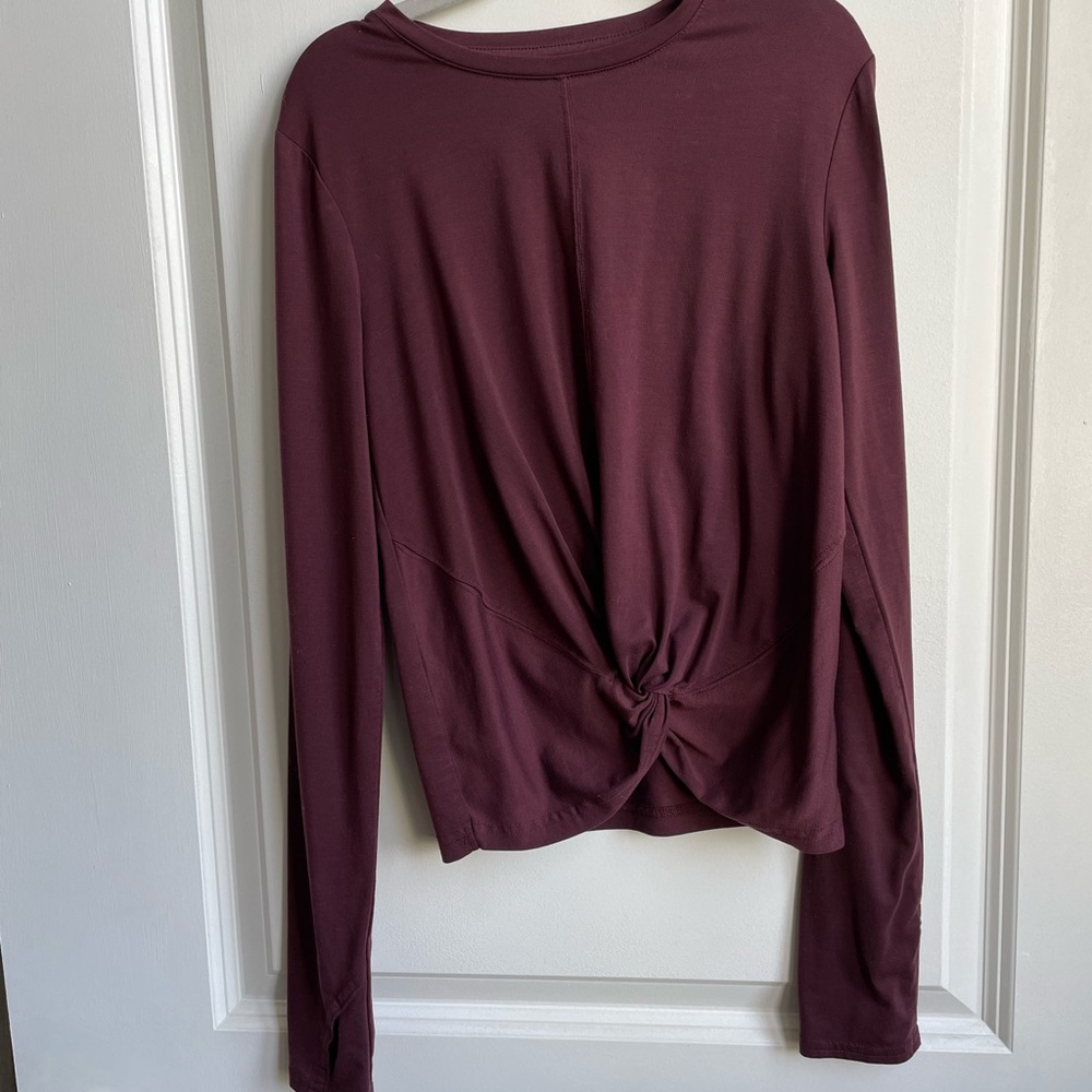 Maroon Athleta Long Sleeve